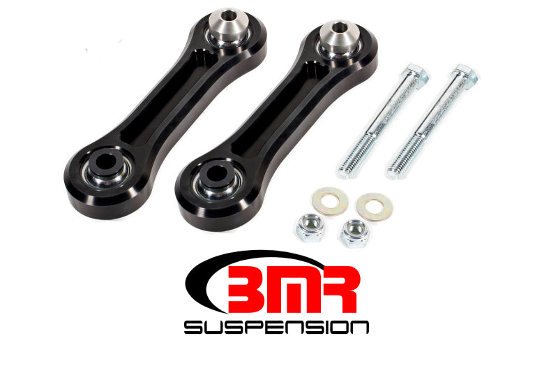 BMR 15-17 S550 Mustang Rear Lower Control Arms Vertical Link w/ Spherical Bearings - Black