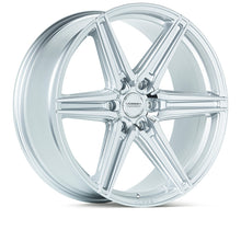 Load image into Gallery viewer, Vossen HF6-2 24x10 / 6x139.7 / ET25 / Deep Face / 106.1 - Silver Polished Wheel