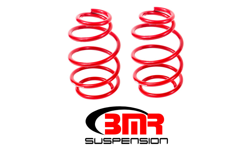 BMR 10-15 5th Gen Camaro V8 Front Lowering Springs - Red