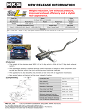 Load image into Gallery viewer, HKS Hi-Power Muffler SPEC-L2 FK8 K20C