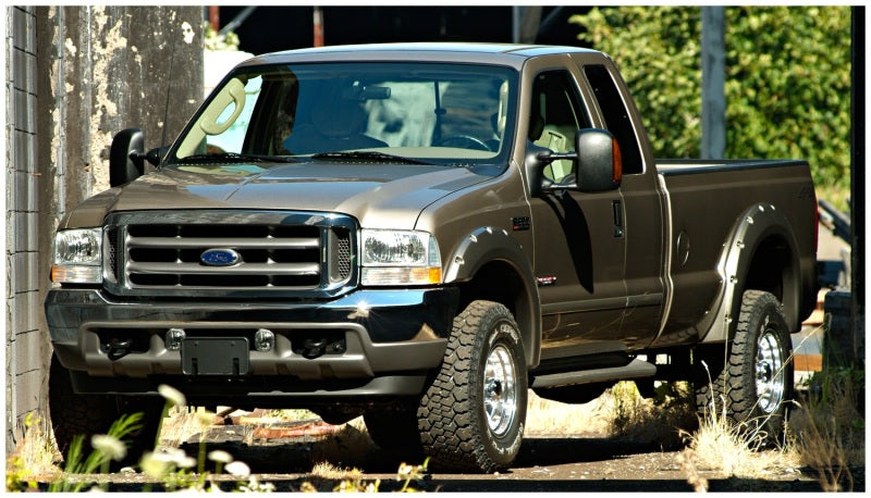 Bushwacker 99-07 Ford F-250 Super Duty Styleside Pocket Style Flares 4pc 81.0/96.0in Bed - Black