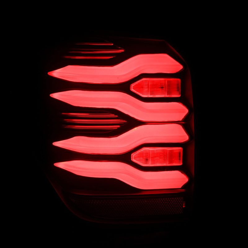 AlphaRex 10-21 Toyota 4Runner LUXX LED Taillights Blk/Red w/Activ Light/Seq Signal