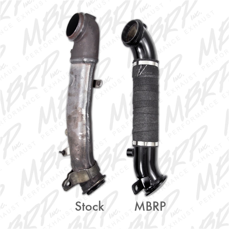 MBRP 11-13 Chev/GMC 6.6L Duramax 3in Turbo Down Pipe Black