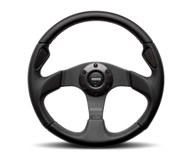 Momo Jet Steering Wheel 350 mm -  Black AirLeather/Black Spokes