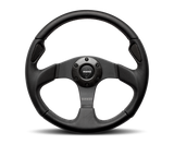 Momo Jet Steering Wheel 320 mm -  Black AirLeather/Black Spokes