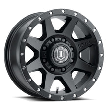 Load image into Gallery viewer, ICON Rebound HD 18x9 8x180 12mm Offset 5.5in BS 124.2mm Bore Satin Black Wheel