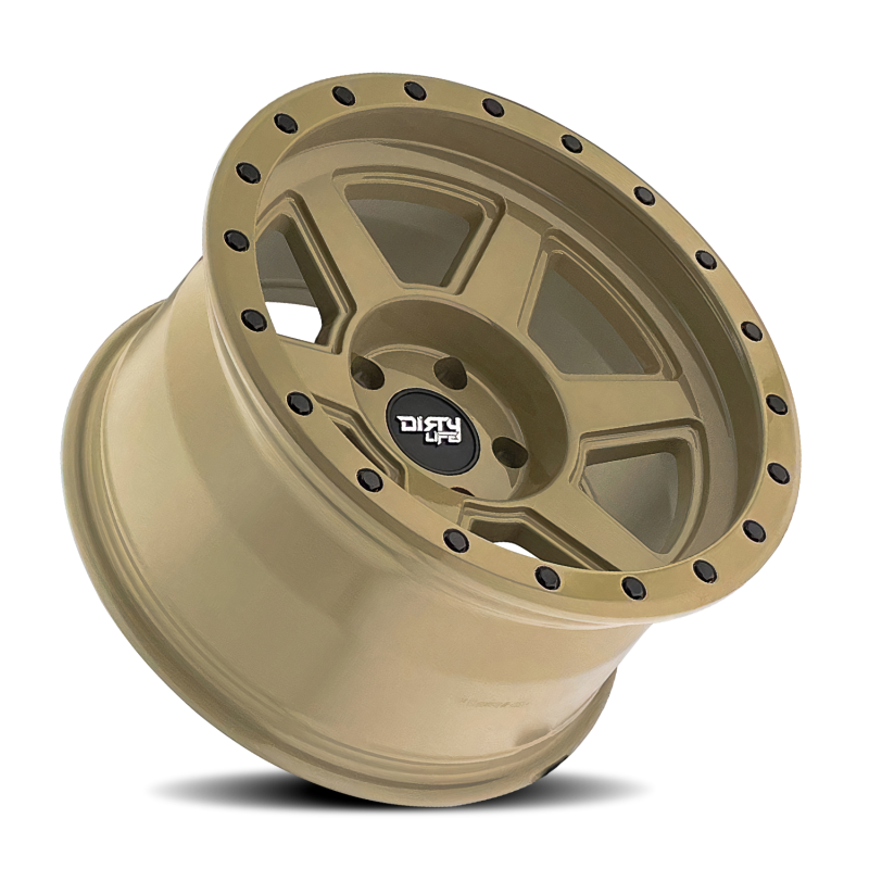 Dirty Life 9315 Compound 17x9 / 6x139.7 BP / -12mm Offset / 106mm Hub Desert Sand Wheel