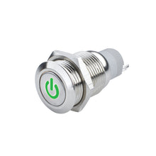 Load image into Gallery viewer, Oracle Power Symbol On/Off Flush Mount LED Switch - Green SEE WARRANTY