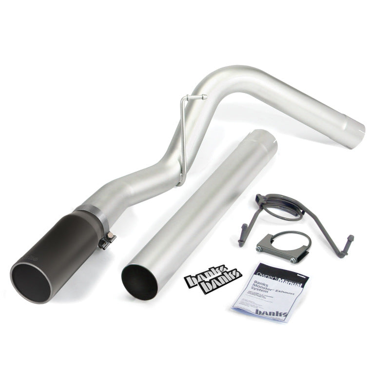 Banks Power 14-15 Dodge Ram 6.7L CCSB Monster Exhaust System - SS Single Exhaust w/ Black Tip