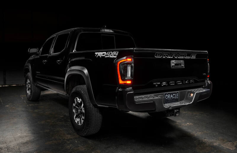 Oracle Lighting 16-23 Gen 3 Toyota Tacoma Black Series Flush Style LED Tail Lights SEE WARRANTY