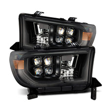 Load image into Gallery viewer, AlphaRex 07-13 Toyota Tundra NOVA LED Proj Headlights Alpha-Black w/Activ Light/Seq Signal/DRL