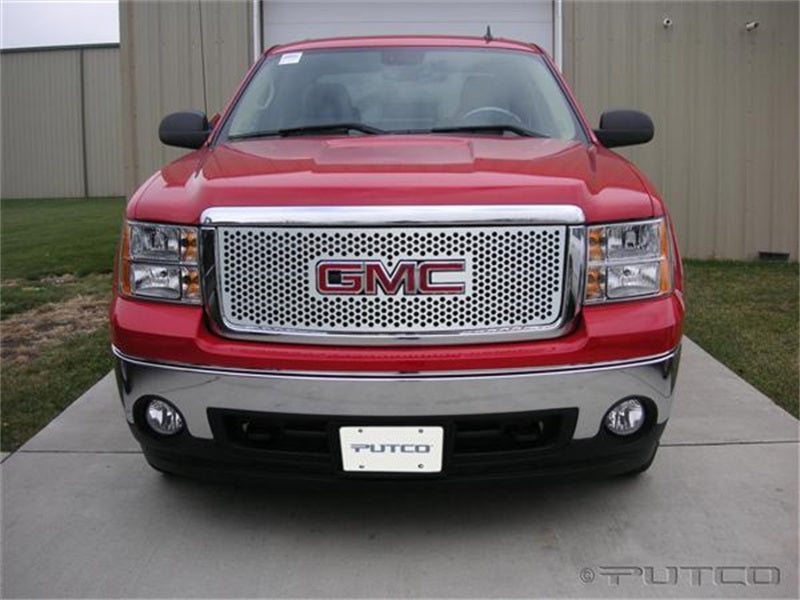 Putco 07-10 GMC Sierra HD Punch Stainless Steel Grilles