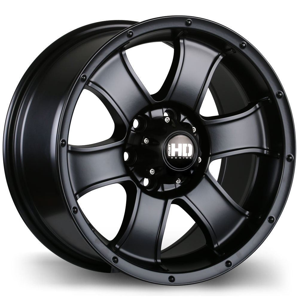 Terrano 16x8.0 6x114.3mm +18 66.1mm BLK / SAT