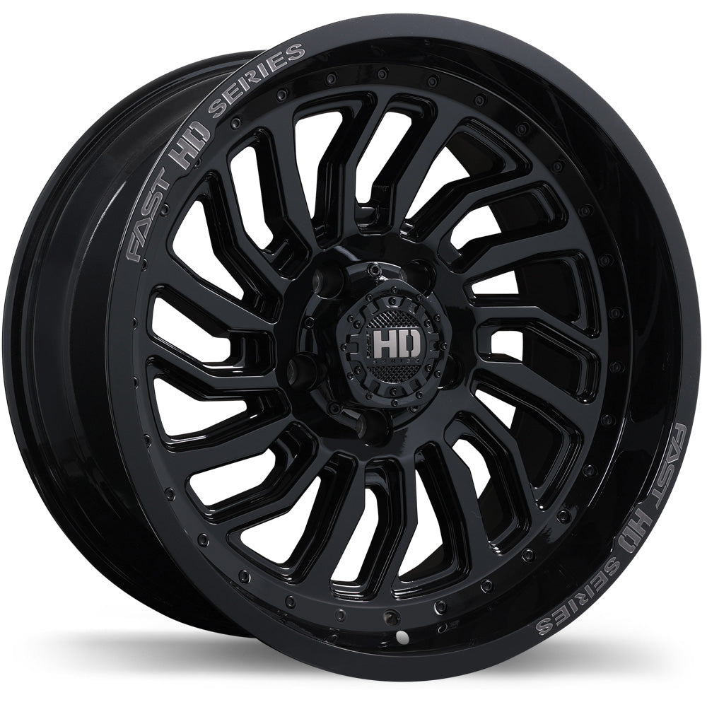 D-STRUCT 20x10.0 5x139.7mm -15 77.8mm BLK / MIL