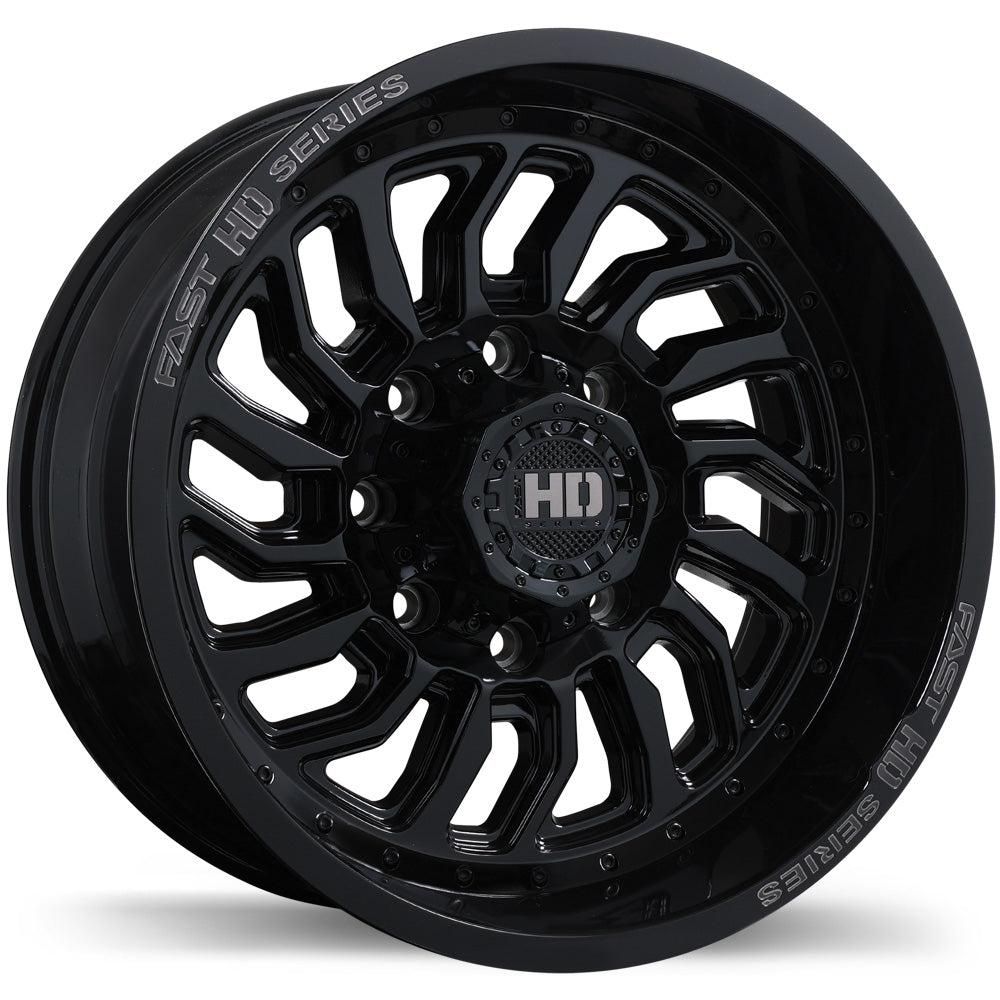 D-STRUCT 20x10.0 8x165.1mm -15 125.1mm BLK / MIL