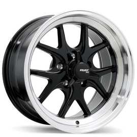 FC04V 17x9.0 5x115mm +15 70.3mm BLK / MCHL