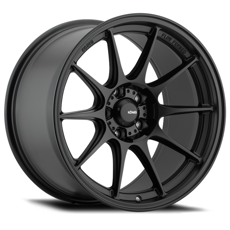 Konig Dekagram 16x8 4x108 ET40 Semi-Matte Black