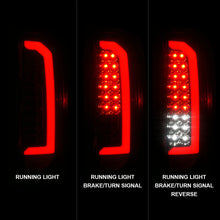 Load image into Gallery viewer, ANZO 15-21 GMC Canyon Full LED Tail Lights w/ Red Lightbar Black Housing Smoke Lens