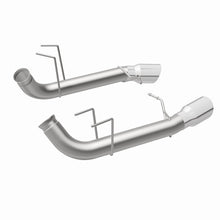 Load image into Gallery viewer, MagnaFlow 13 Ford Mustang Dual Split Rear Exit Stainless Axle-Back Cat Back Exhaust (Competition)