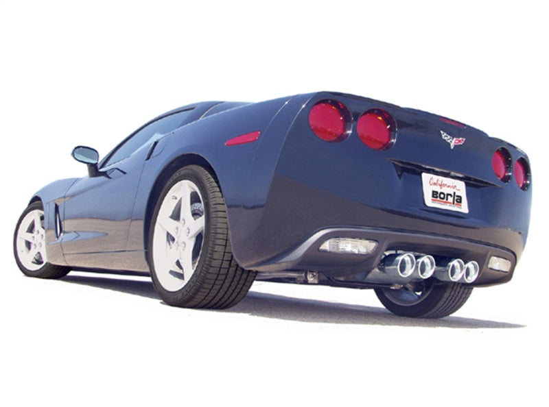 Borla 05-08 Chevrolet Corvette Coupe/Convertible 2dr 6.2L 8cyl AT/MT 6spd ATAK SS Catback Exhaust