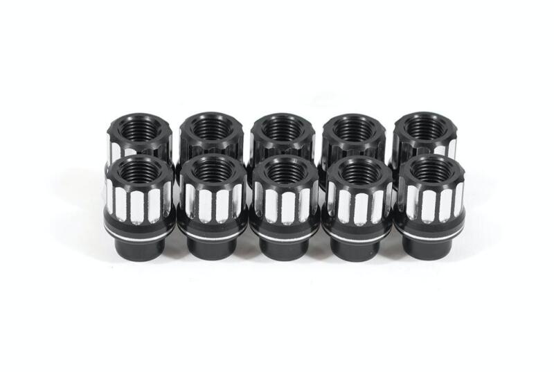 BMR 10-24 Chevrolet Camaro 5th/6th Gen Lug Nut Kit 14mm x 1.50 RH Shank 12-pt Alum Set of 10