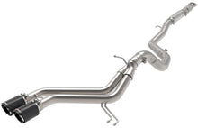 Load image into Gallery viewer, aFe Takeda 2-1/2in to 3in  SS-304 Cat-Back Exhaust w/ C/F Tips 13-17 Hyundai Veloster L4-1.6L