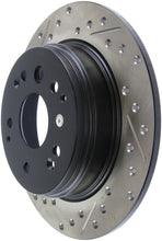 Load image into Gallery viewer, StopTech 04-08 Acura TL / 03-09 Honda Element Slotted &amp; Drilled Right Rear Rotor