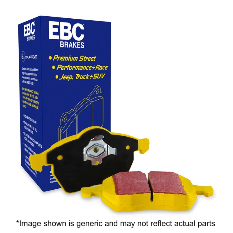 EBC 98-05 Volvo C70 2.3 Turbo T5 (16in Wheels) Yellowstuff Front Brake Pads