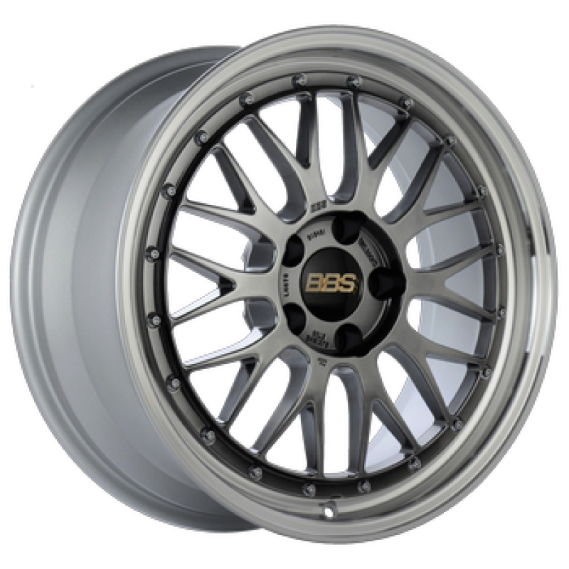 BBS LM 18x8 5x114.3 ET40 Diamond Black Center / Machined Lip Wheel -82mm PFS/Clip Required