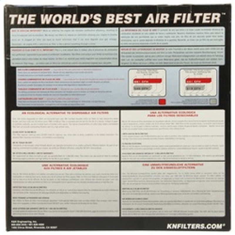 K&N Universal Carbon Fiber Filter 6in Flange / 7-1/2in OD-B / 5-1/8in OD-T / 5in H