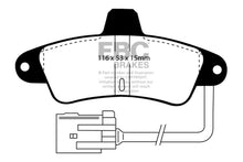 Load image into Gallery viewer, EBC 95-00 Ford Contour 2.0 Greenstuff Rear Brake Pads