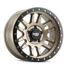 Load image into Gallery viewer, Dirty Life 9309 Canyon Pro 17x9/6x139.7 BP/0mm Offset/106mm Hub Satin Gold Wheel - Beadlock