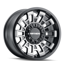 Load image into Gallery viewer, Mayhem 8113 Cortex 20x9 / 5x139.7 BP / 0mm Offset / 110mm Hub Matte Black w/ Dark Tint Wheel