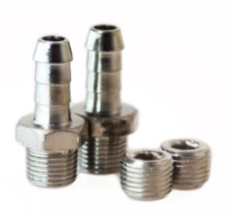 Turbosmart WG50/60 1/8NPT - 6MM Hose Tail Fitting Kit w/ Plug