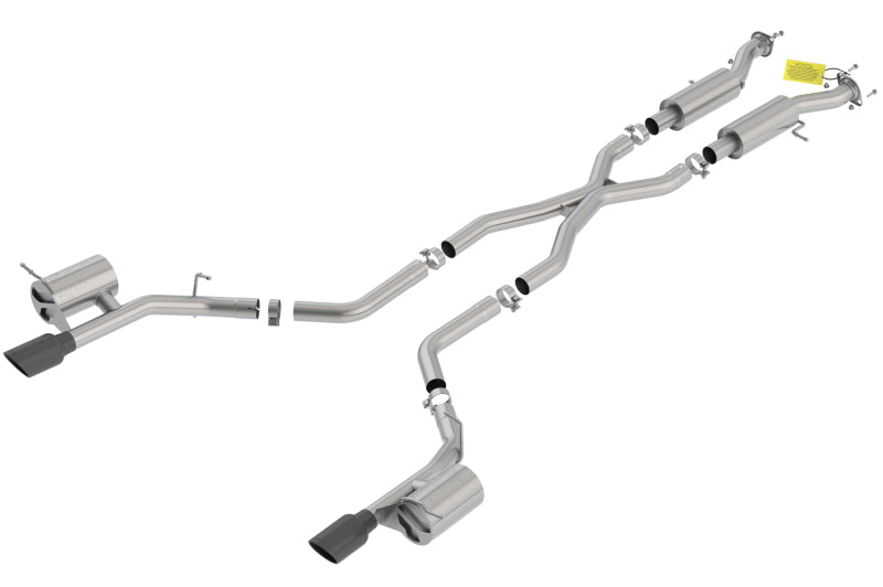 Borla 18-20 Dodge Durango SRT 6.2L V8 2.75in ATAK SS Catback Exhaust w/ BLK Chrome Tips