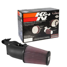 Load image into Gallery viewer, K&amp;N FIPK H/D Touring Models 2017-2018 BLACK Performance Air Intake System