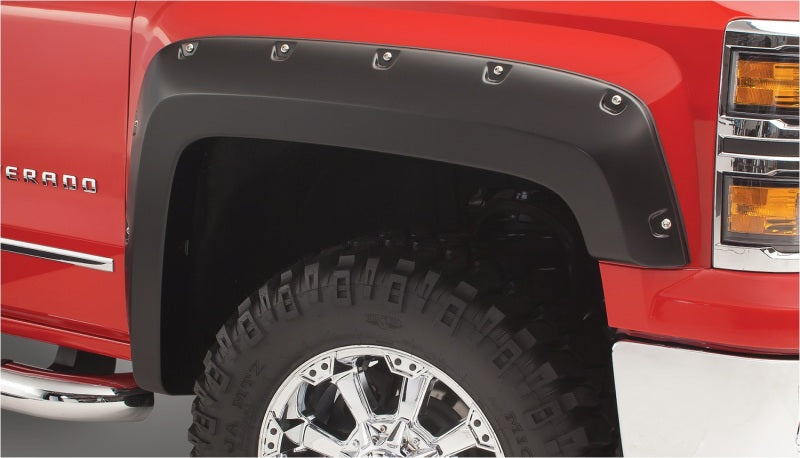 Bushwacker 86-95 Suzuki Samurai Pocket Style Flares 2pc - Black