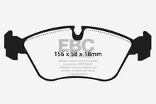 Load image into Gallery viewer, EBC 93-97 Volvo 850 2.3 Turbo Yellowstuff Front Brake Pads