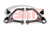 BMR 67-69 1st Gen F-Body Pro-Touring Upper A-Arms w/ Tall Ball Joint (Delrin) - Black Hammertone