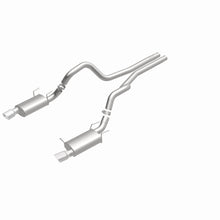 Load image into Gallery viewer, MagnaFlow 13 Ford Mustang Dual Split Rear Exit Stainless Cat Back Performance Exhaust (Street)