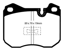 Load image into Gallery viewer, EBC 79-88 Porsche 924 2.0 Turbo Redstuff Front Brake Pads