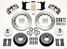 Wilwood Narrow Superlite 6R Front Hub Kit 14.00in Polished 67-69 Camaro 64-72 Nova Chevelle
