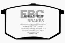 Load image into Gallery viewer, EBC 75-80 Lotus Esprit 2.0 Yellowstuff Rear Brake Pads