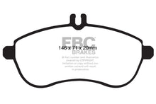 Load image into Gallery viewer, EBC 12-14 Mercedes-Benz C250 (W204) 1.8 Turbo Greenstuff Front Brake Pads