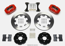 Wilwood Forged Dynalite Front Hat Kit 12.19in Red 00-04 PT Cruiser/03-04 SRT/4