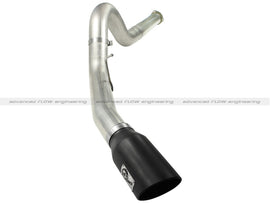 aFe MACHForce XP 5in DPF-Back Stainless Steel Exhaust , Blk, Ford Diesel Trucks 11-14 V8-6.7L td