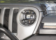 Load image into Gallery viewer, Rugged Ridge 18-20 Jeep Wrangler JL / 2020 Jeep Gladiator JT Black Elite Headlight Guards Black