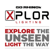 Load image into Gallery viewer, Go Rhino Xplor Bright Series Sgl Row LED Light Bar (Side/Track Mount) 20.5in. - Blk