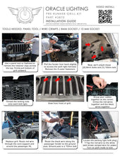 Load image into Gallery viewer, Oracle Pre-Runner Style LED Grille Kit for Jeep Gladiator JT - Blue SEE WARRANTY