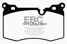 Load image into Gallery viewer, EBC 09-14 Mini Hardtop 1.6 Turbo J.C Works Greenstuff Front Brake Pads